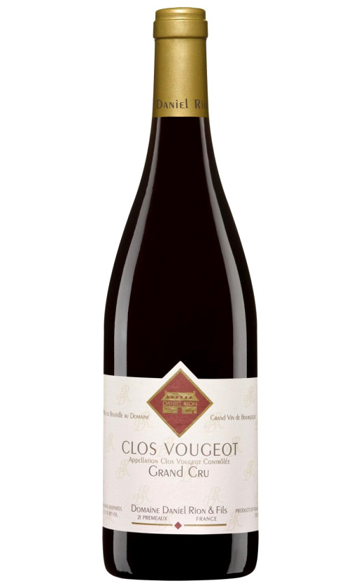 Domaine Daniel Rion Fils Clos Vougeot Grand Cru 2017