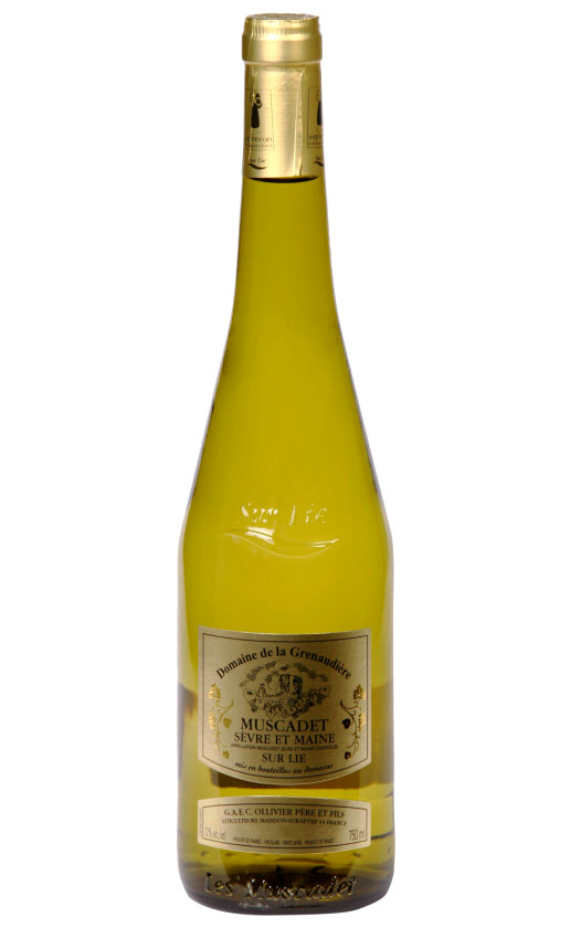 Domaine de la Grenaudiere Muscadet de Sevre et Maine Sur Lie 2018