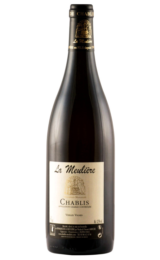 Domaine de la Meuliere Chablis Vieilles Vignes 2012