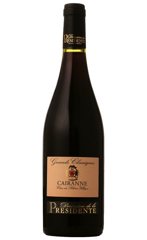 Domaine de la Presidente Grands Classique Cairanne Cotes du Rhone Villages 2017