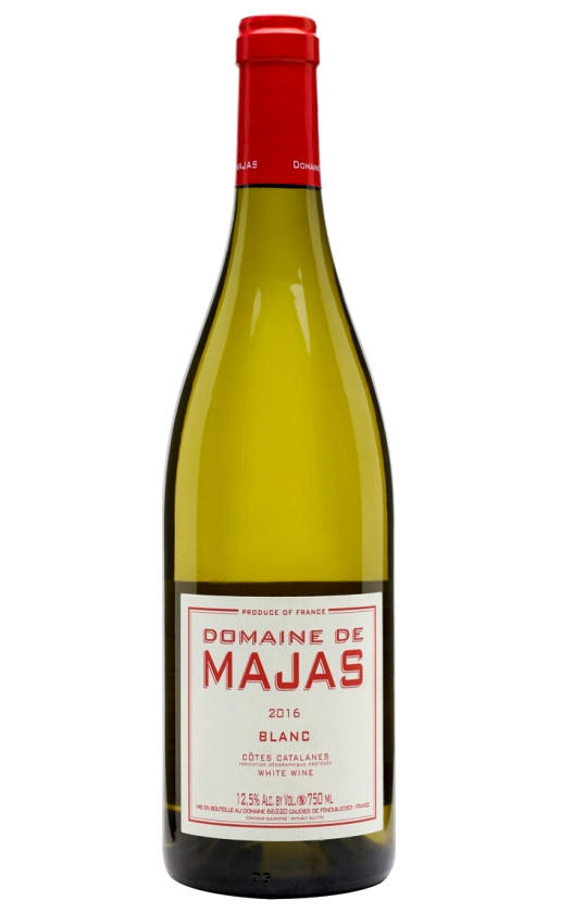 Domaine de Majas Blanc Cotes Catalanes 2016