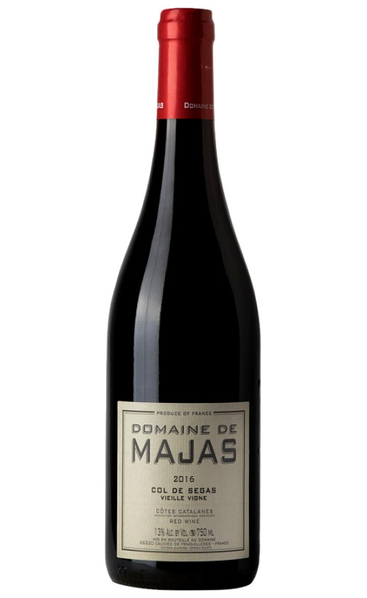 Domaine de Majas Col de Segas Vieille Vigne Cotes Catalanes 2016