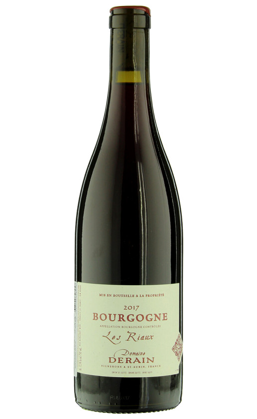 Domaine Derain Bourgogne Les Riaux 2017