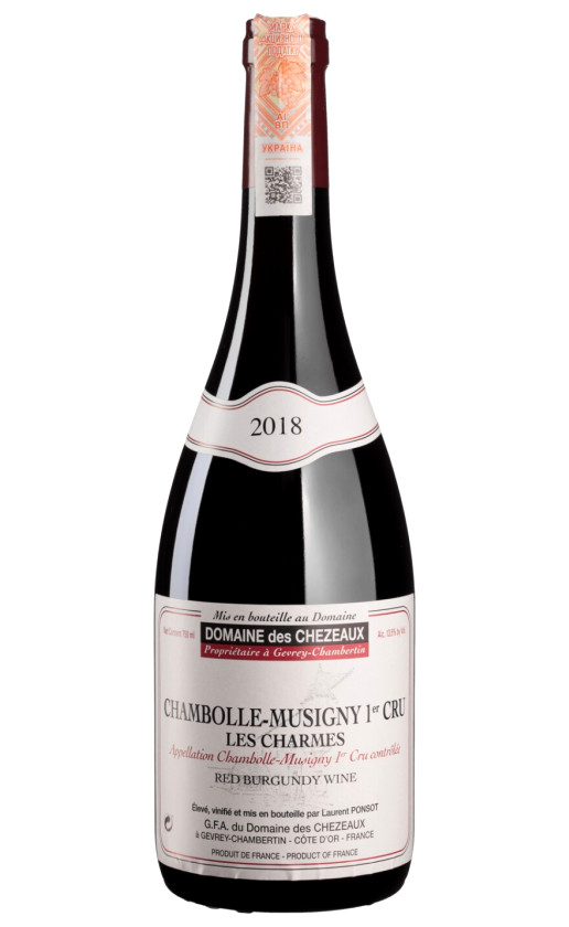 Domaine des Chezeaux Chambolle-Musigny 1-er Cru Les Charmes 2018