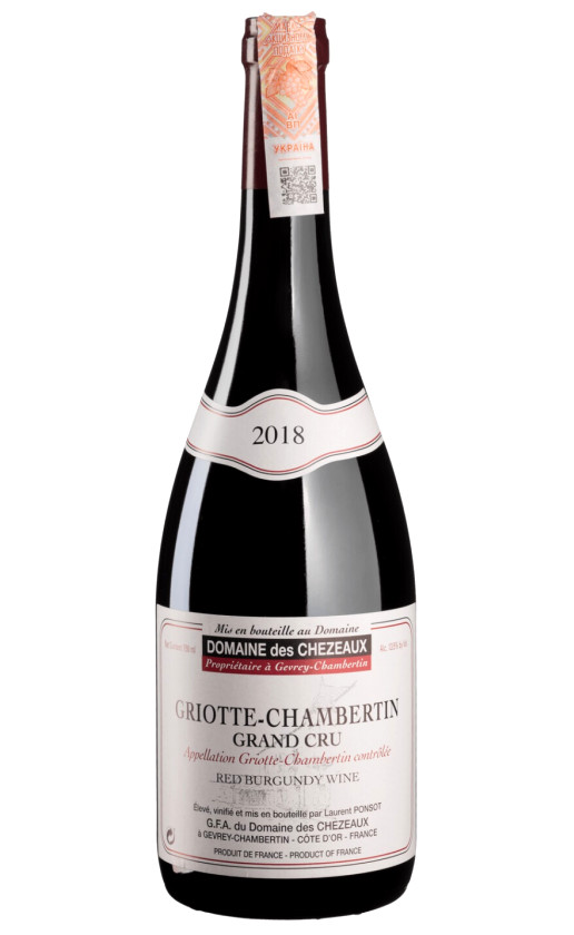 Domaine des Chezeaux Griotte-Chambertin Grand Cru 2018