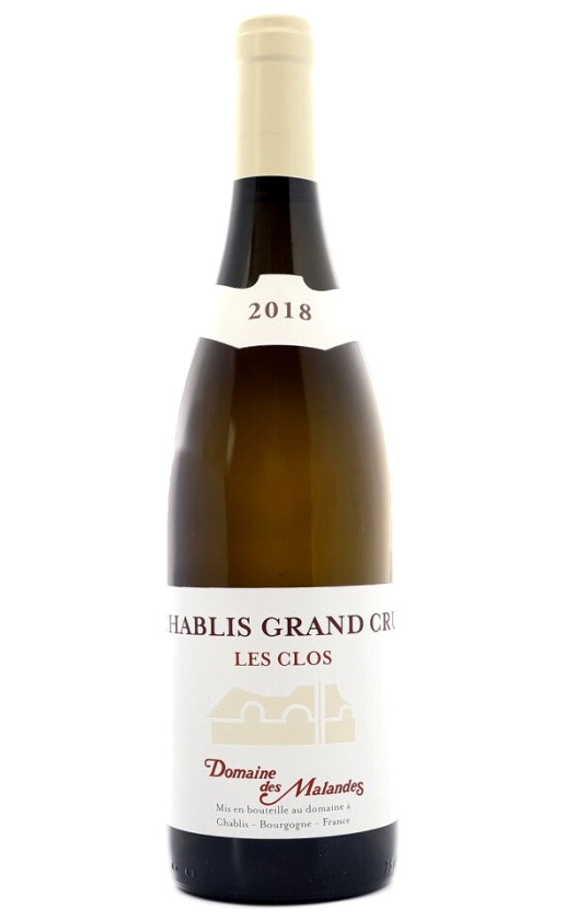 Domaine des Malandes Chablis Grand Cru Les Clos 2018