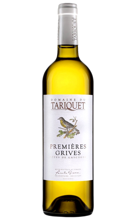 Domaine du Tariquet Les Premieres Grives Cotes de Gascogne VDP 2016