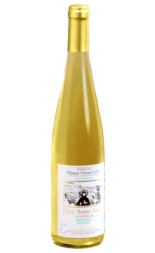 Domaine Ernest Burn Riesling Cuvee La Chapelle Clos Saint Imer Alsace Grand Cru Goldert 2004