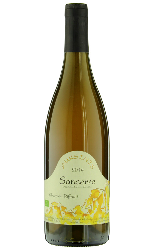 Domaine Etienne et Sebastien Riffault Auksinis Sancerre 2014
