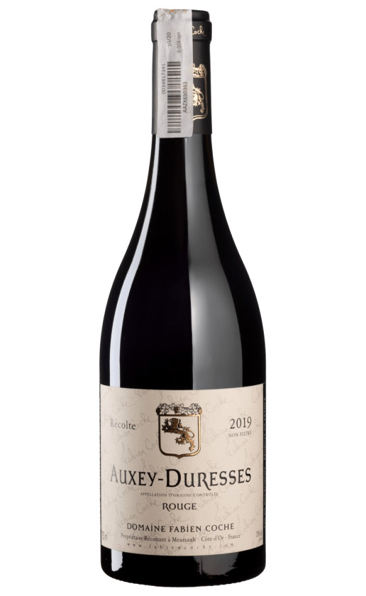 Domaine Fabien Coche Auxey-Duresses Rouge 2019