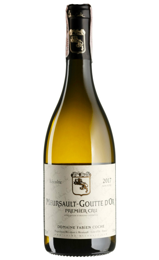 Domaine Fabien Coche Meursault-Goutte d'Or Premier Cru 2017