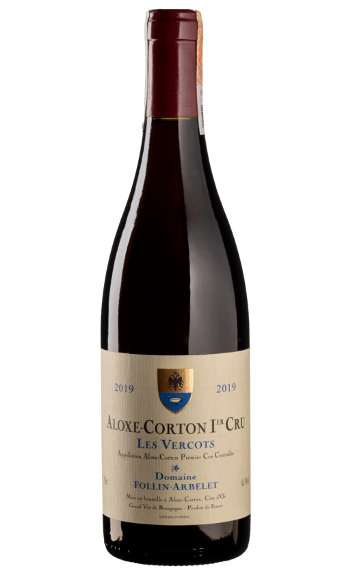 Domaine Follin-Arbelet Aloxe-Corton Premier Cru Les Vercots 2019