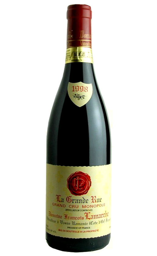 Domaine Francois Lamarche La Grande Rue Grand Cru Monopole 2010