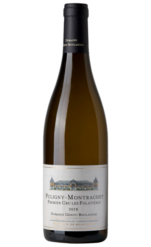 Domaine Genot-Boulanger Puligny-Montrachet Premier Cru Les Folatieres 2018