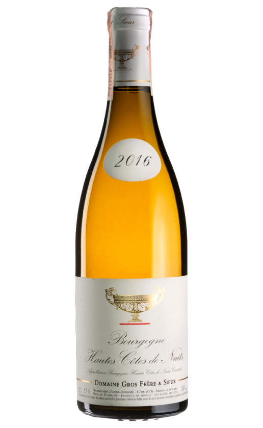 Domaine Gros Frere et Soeur Bourgogne Hautes Cotes de Nuits Blanc 2016