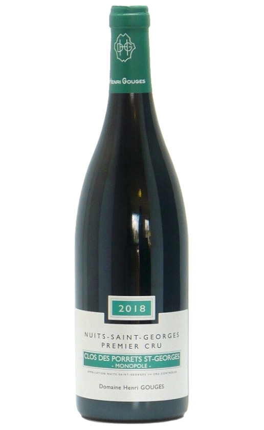 Domaine Henri Gouges Nuits-St-Georges 1er Cru Clos des Porrets St-Georges 2018