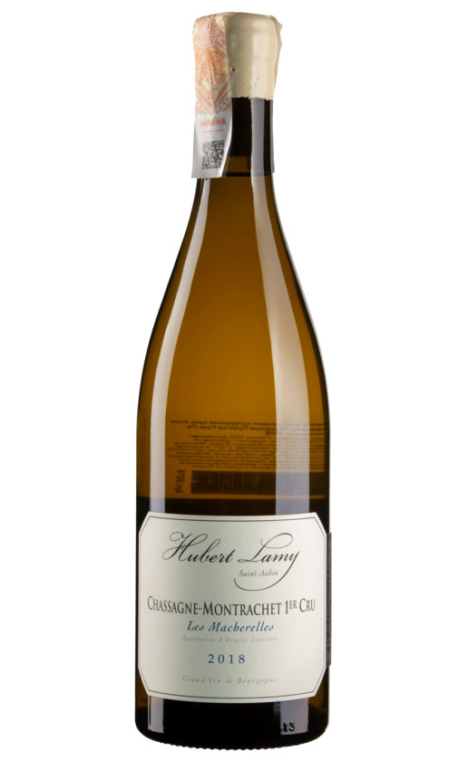 Domaine Hubert Lamy Chassagne-Montrachet Premier Cru Les Macherelles 2018