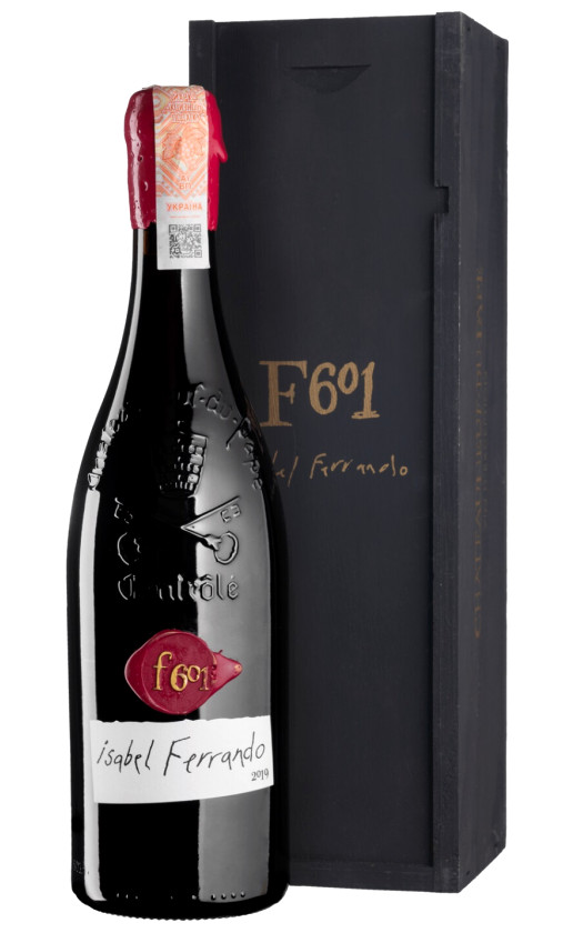 Domaine Isabel Ferrando F601 Chateauneuf-du-Pape 2019 wooden box