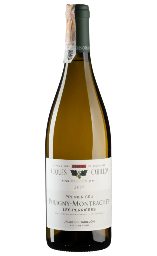 Domaine Jacques Carillon Puligny-Montrachet Premier Cru Les Perrieres 2019
