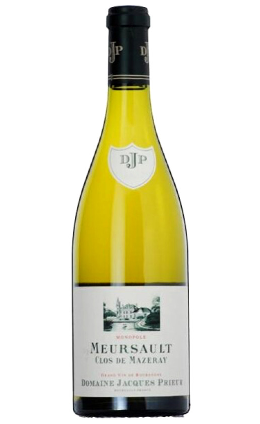 Domaine Jacques Prieur Meursault Clos de Mazeray Blanc 2008