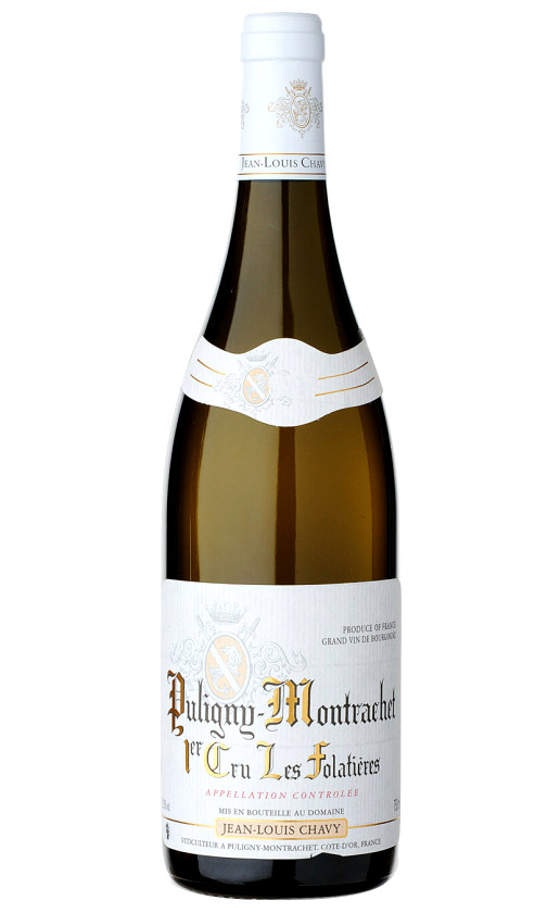 Domaine Jean-Louis Chavy Puligny-Montrachet 1er Cru Les Folatieres 2018