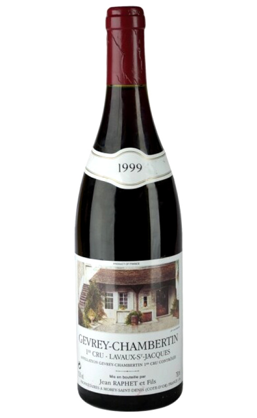 Domaine Jean Raphet et Fils Gevrey-Chambertin Premier Cru Lavaux-St.-Jacques 1999