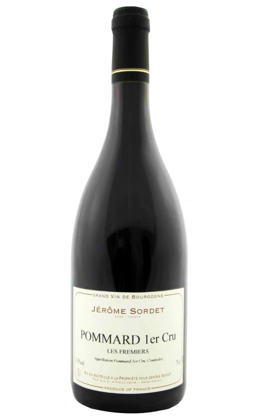 Domaine Jerome Sordet Pommard 1-er Cru Les Fremiers 2013
