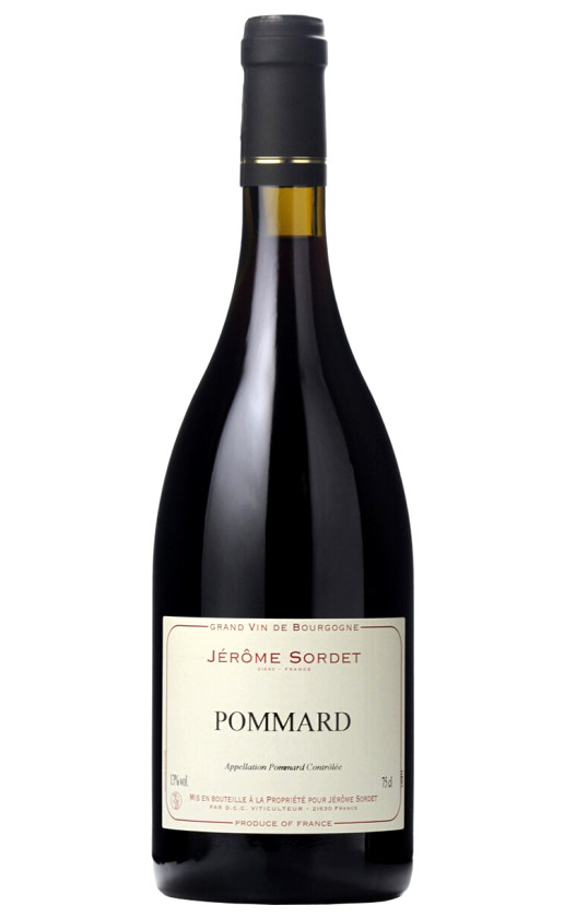 Domaine Jerome Sordet Pommard 2014