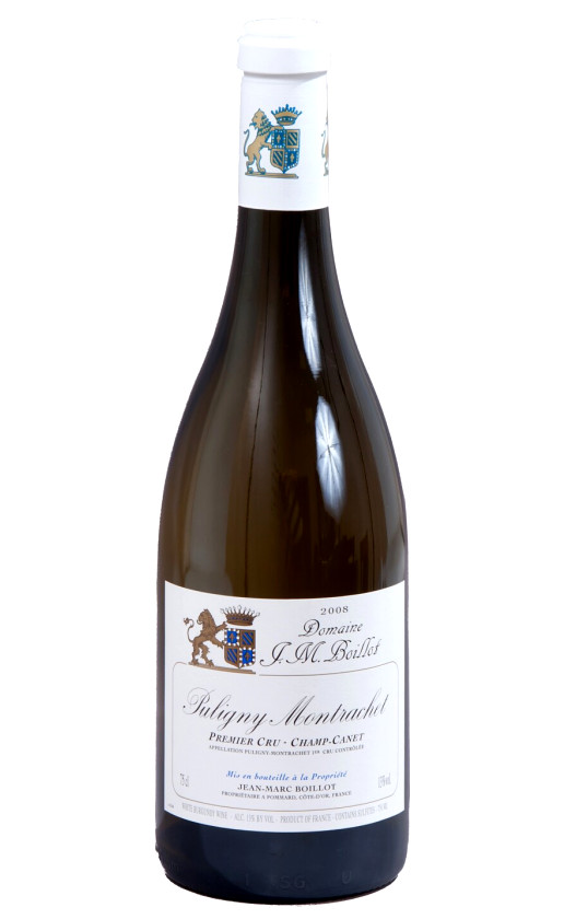 Domaine J.M. Boillot Puligny Montrachet Premier Cru Champ-Canet 2008