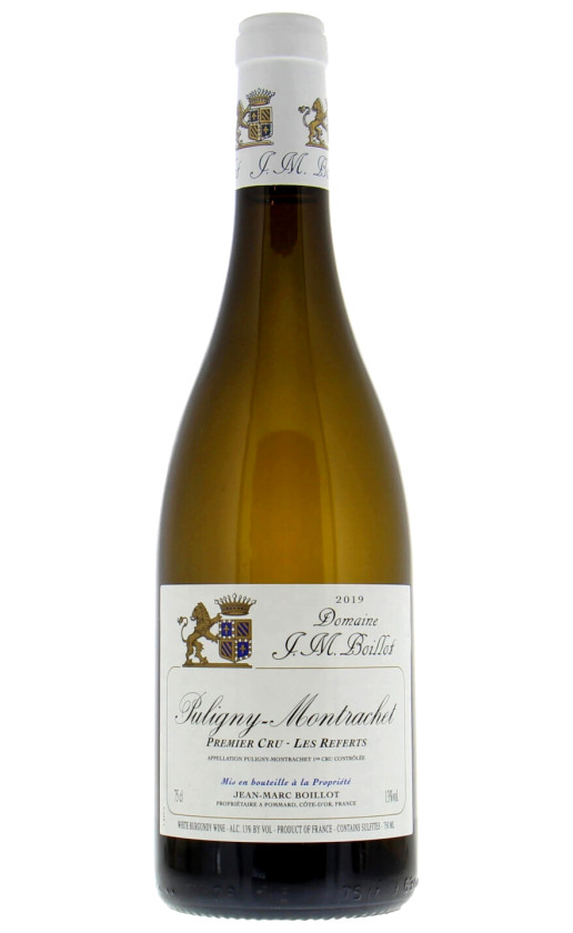 Domaine J.M. Boillot Puligny-Montrachet Premier Cru Les Referts 2019