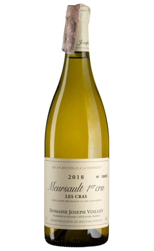 Domaine Joseph Voillot Meursault 1-er Cru Les Cras 2018