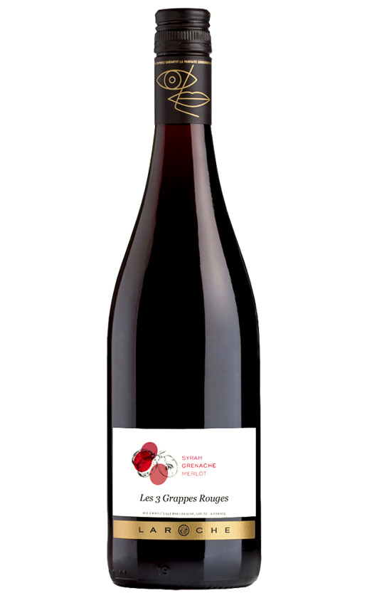 Domaine Laroche 3 Grappes Rouges de la Chevaliere 2015