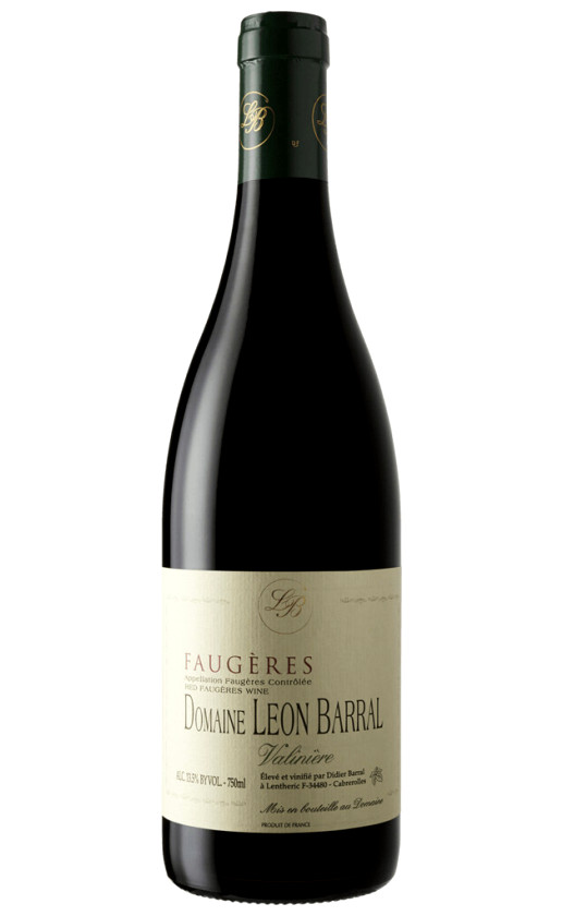Domaine Leon Barral Valiniere Faugeres 2015