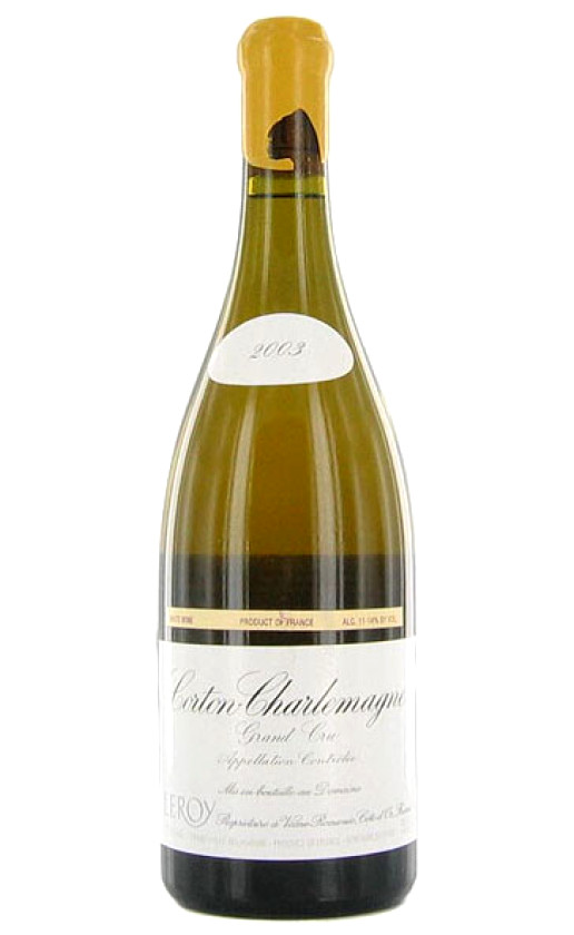 Domaine Leroy Corton - Charlemagne Grand Cru 2003