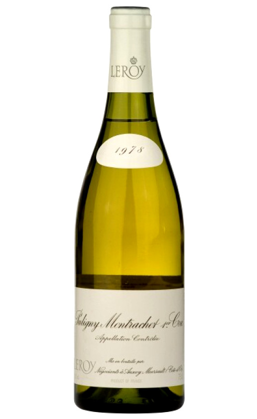 Domaine Leroy Puligny-Montrachet 1-er Cru Champ Gain 1978