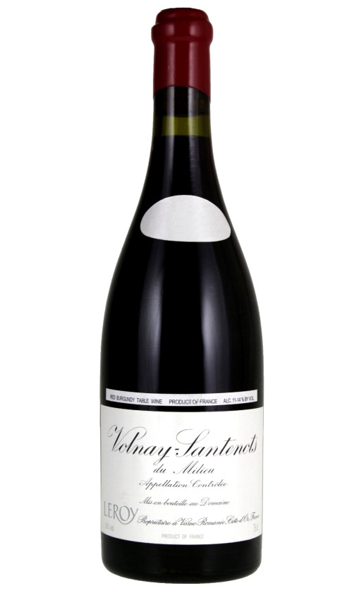 Domaine Leroy Volnay-Santenots du Milieu 2011