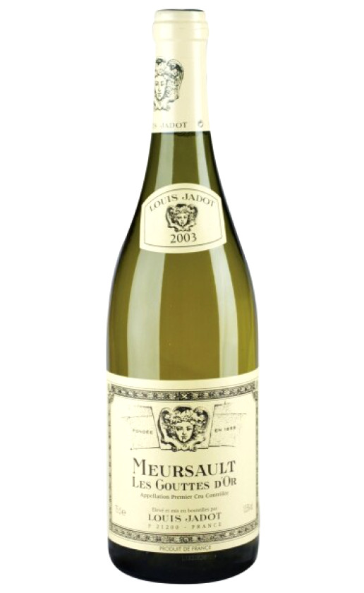 Domaine Louis Jadot Meursault Les Gouttes D'Or Premier Cru 2003