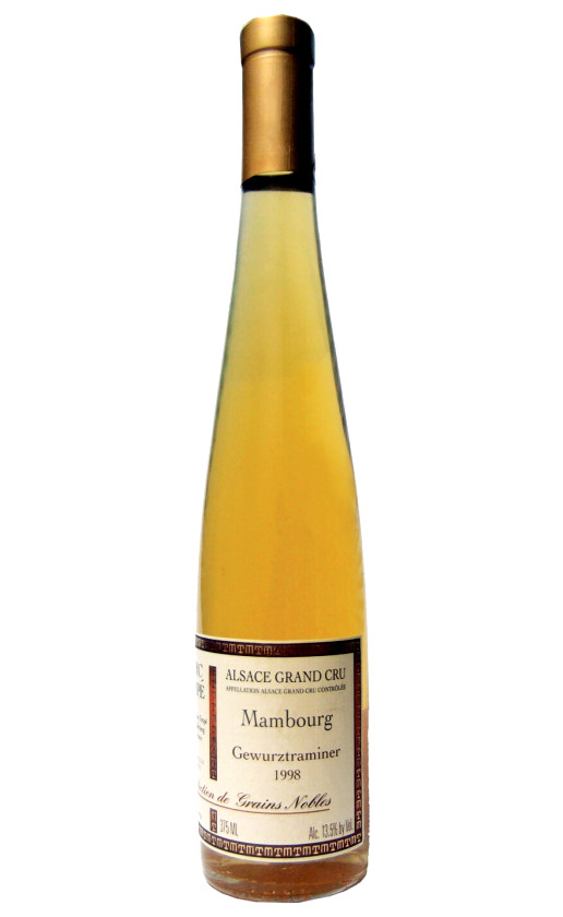 Domaine Marc Tempe Mambourg Selection de Grains Nobles 1998