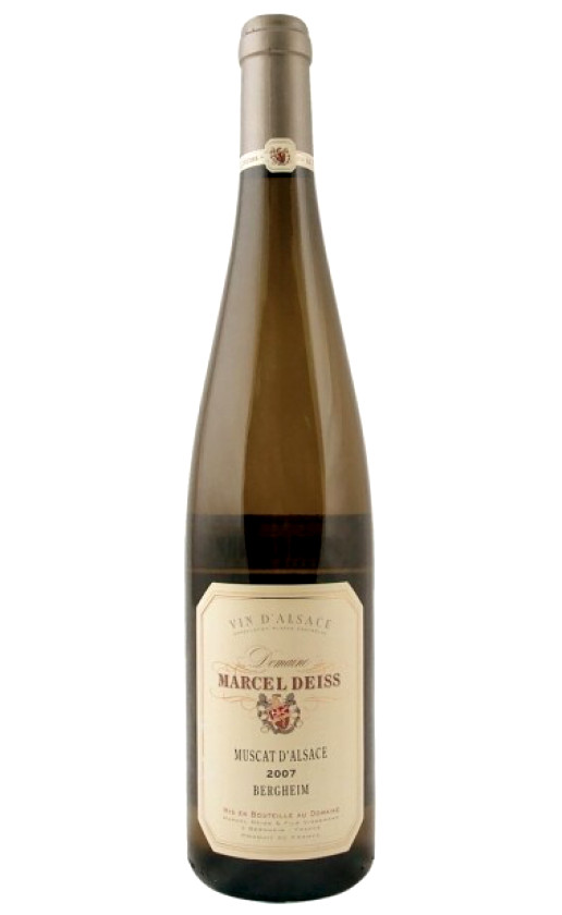Domaine Marcel Deiss Muscat D'Alsace Bergheim 2007