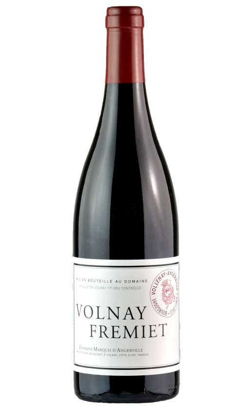 Domaine Marquis D'Angerville Volnay 1er Cru Fremiet 2018