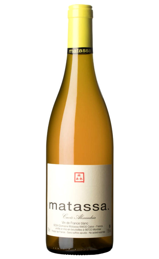 Domaine Matassa Cuvee Alexandria Cotes Catalanes 2020