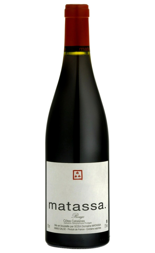 Domaine Matassa Matassa Rouge Cotes Catalanes 2019