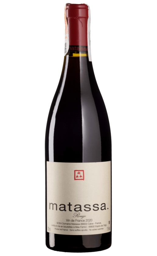Domaine Matassa Matassa Rouge Cotes Catalanes 2020