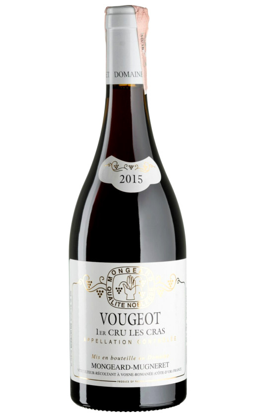Domaine Mongeard-Mugneret Vougeot 1er Cru Les Cras 2015