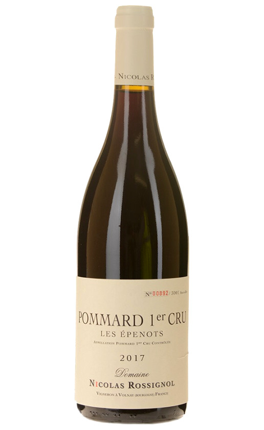 Domaine Nicolas Rossignol Pommard 1er Cru Les Epenots 2017