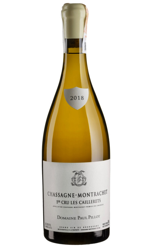 Domaine Paul Pillot Chassagne-Montrachet 1-er Cru Les Caillerets 2018