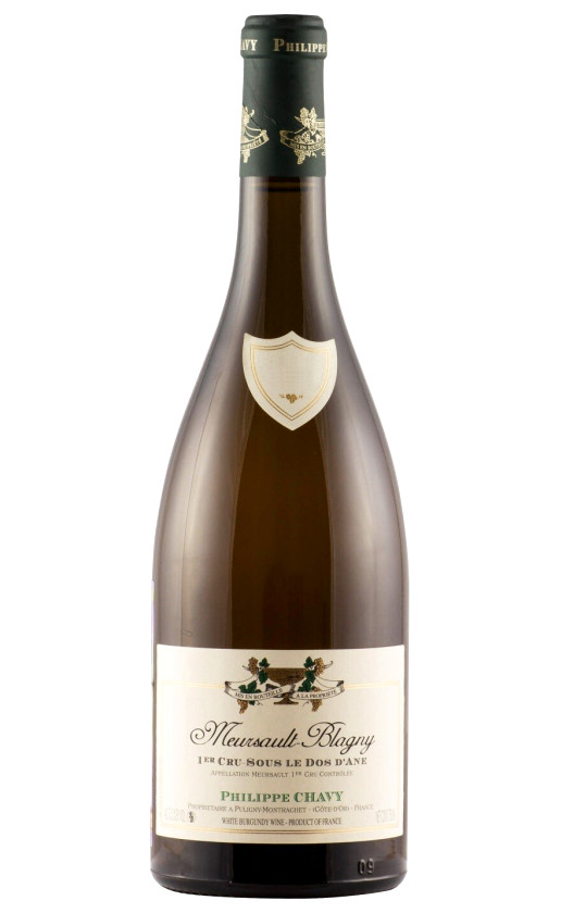 Domaine Philippe Chavy Meursault-Blagny 1er Cru Sous le Dos d'Ane 2017