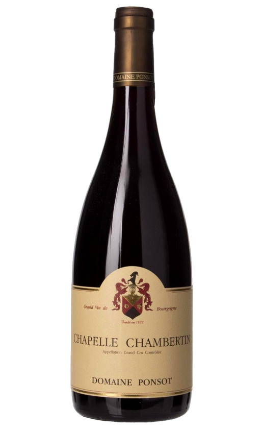 Domaine Ponsot Chapelle Chambertin Grand Cru 2013