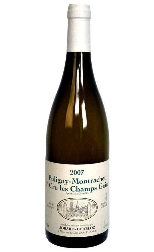 Domaine Remi Jobard Puligny-Montrachet Cru les Champs Gains 2007