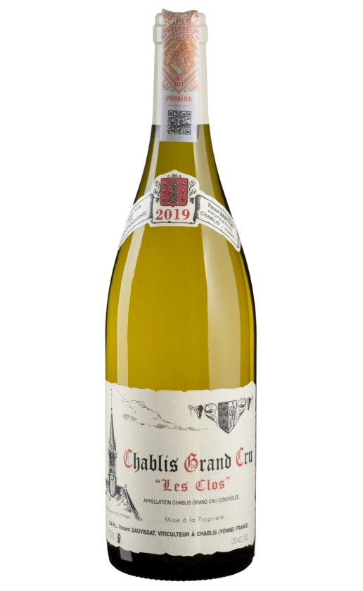 Domaine Rene Vincent Dauvissat Chablis Grand Cru Les Clos 2019
